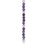 Amethyst, Süßwasserperle, Schwammquarz Systemkette 8mm 