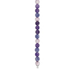 Amethyst, Süßwasserperle, Schwammquarz Systemkette 8mm 