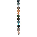 Sunstone, grey agate, tiger eye, howlite, jasper,  labradorite, sponge quartz