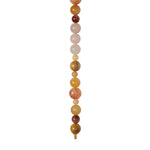Aventurin, Jade, Achat, Tigerauge 12mm System-Kette
