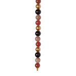 Sonnenstein, Karneol, Granat, Perlmutt 12mm System-Kette