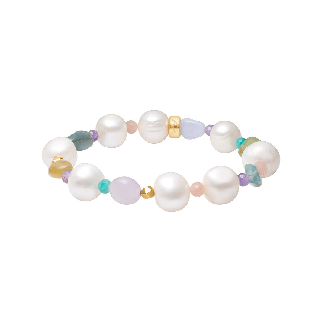 Apatit, Peridot, ametyst, amazonite, sol sten, fvkp. Hematit armbånd