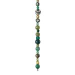 Agate, quartz, jasper, pearl system-chain