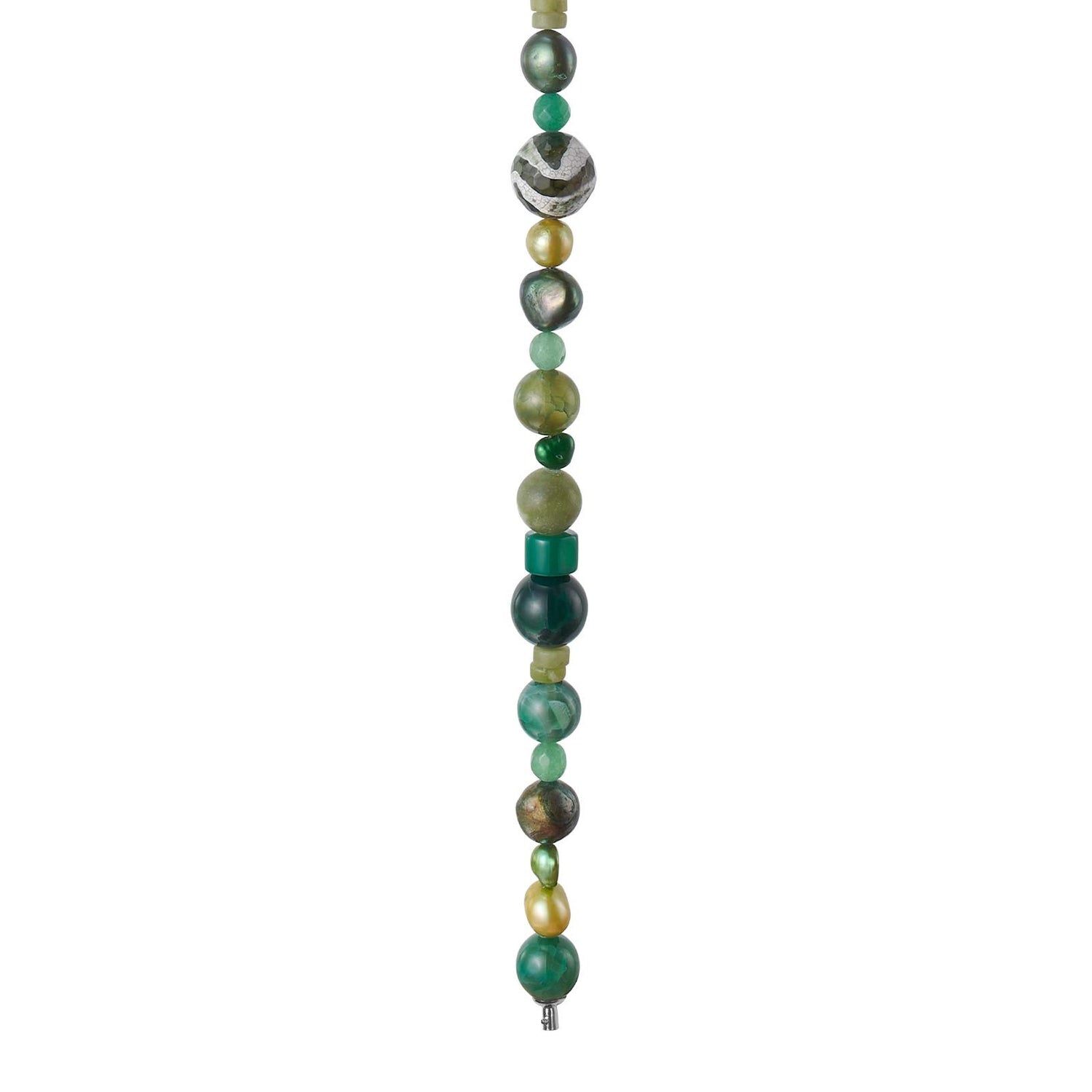 Achat, quartz, jasper, FWP. System-Kette
