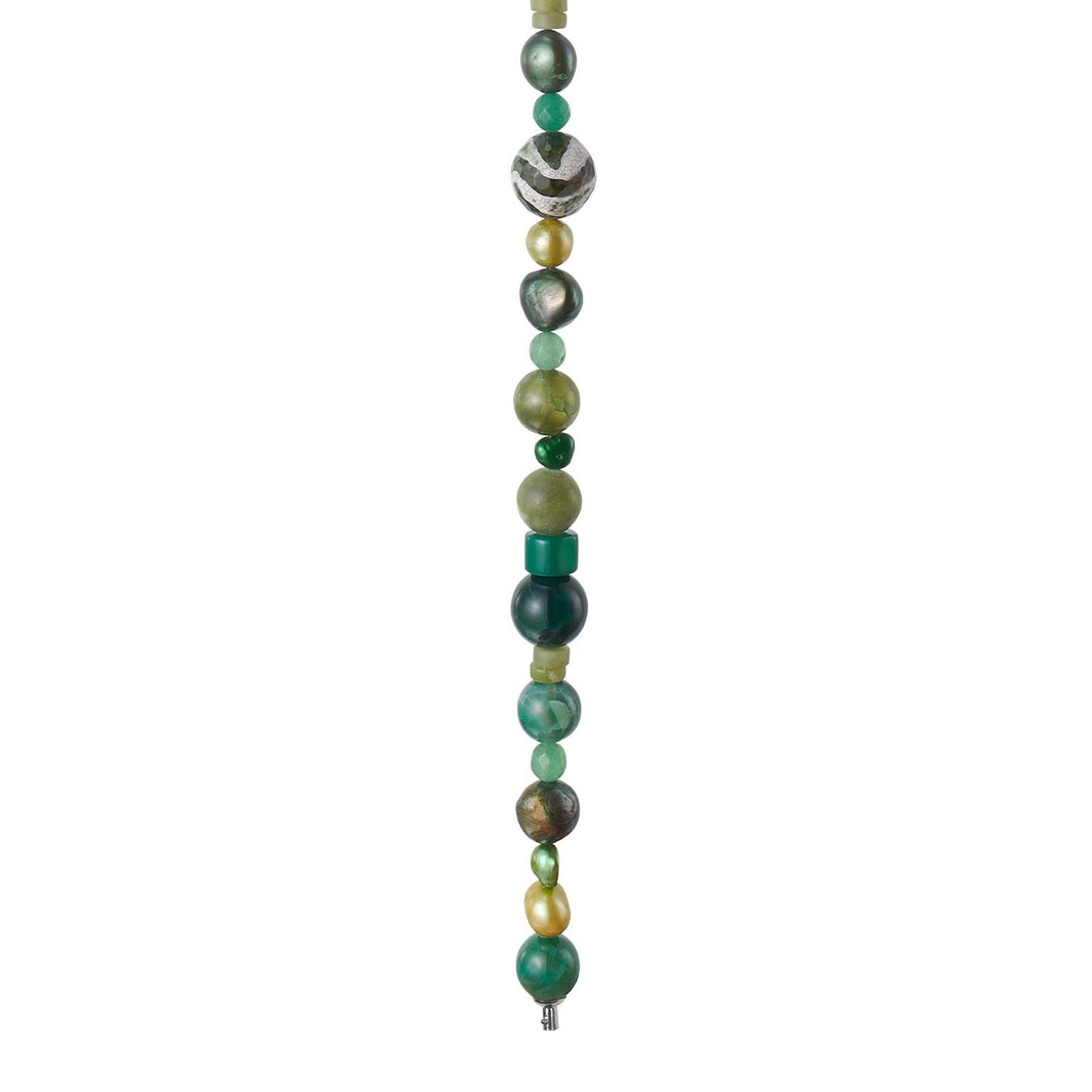 Achat, quartz, jasper, FWP. System-Kette