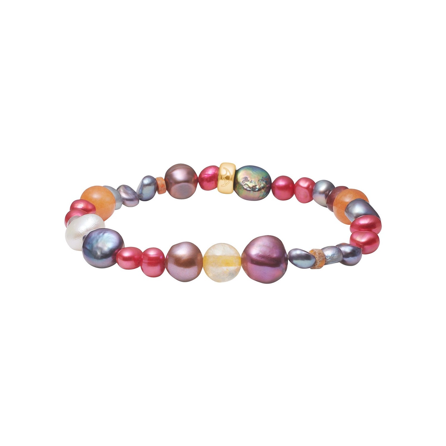 Citrine, quartz, jasper, aventurine, FWP. Armband