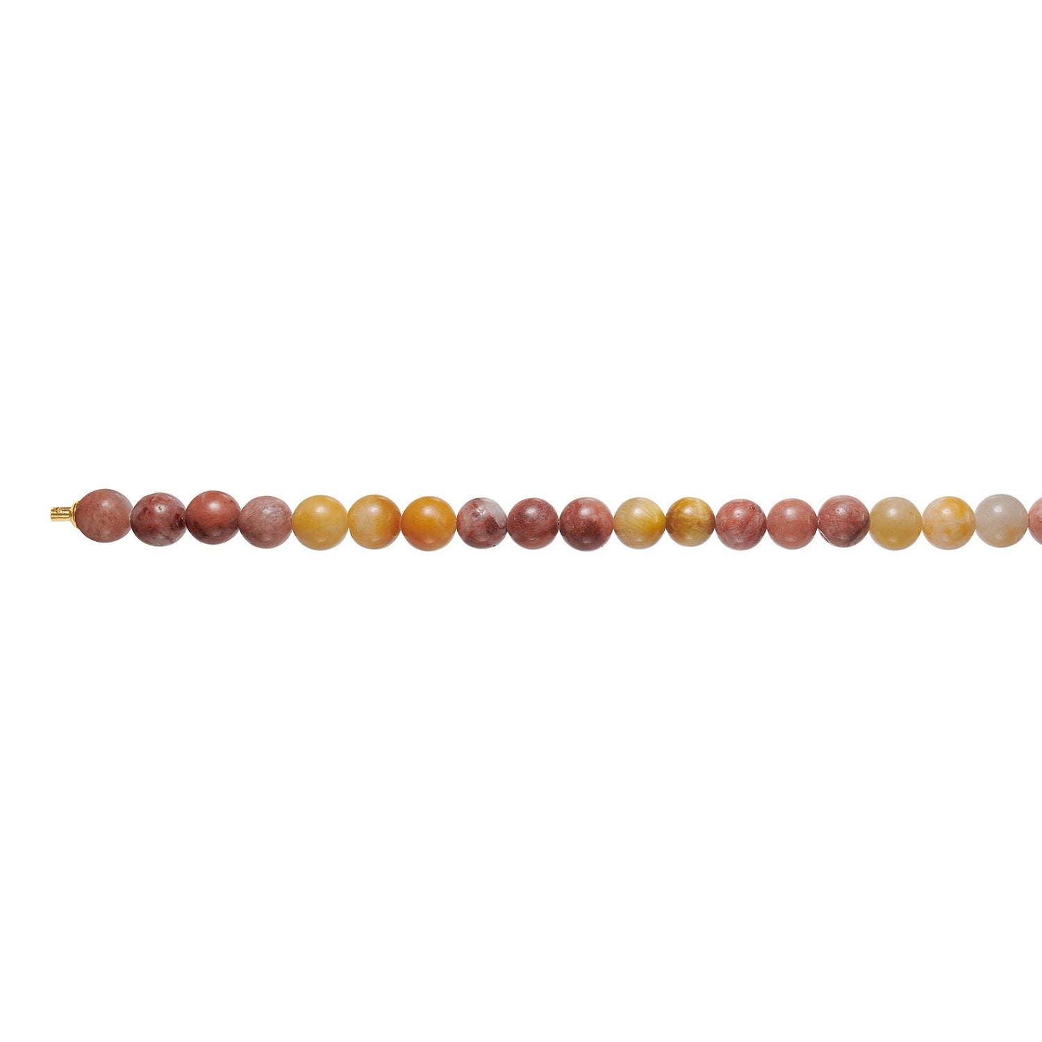 Tiger eye, jade, jasper System-Kette