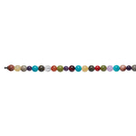 Bergkristall, jasper, amethyst, tiger eye, jade System-Kette