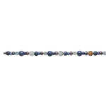 Koralle, aquamarine, jasper, FWT. System-Kette