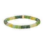 Achat, quartz, dot jasper Armband