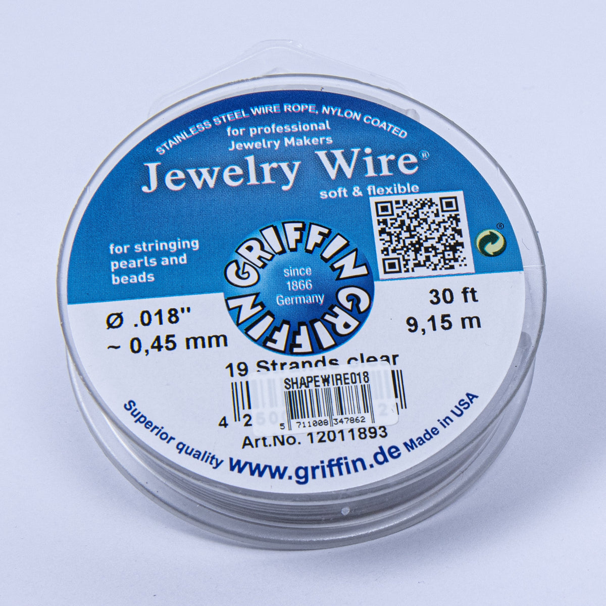 Wire 0,18mm - 9,15meter