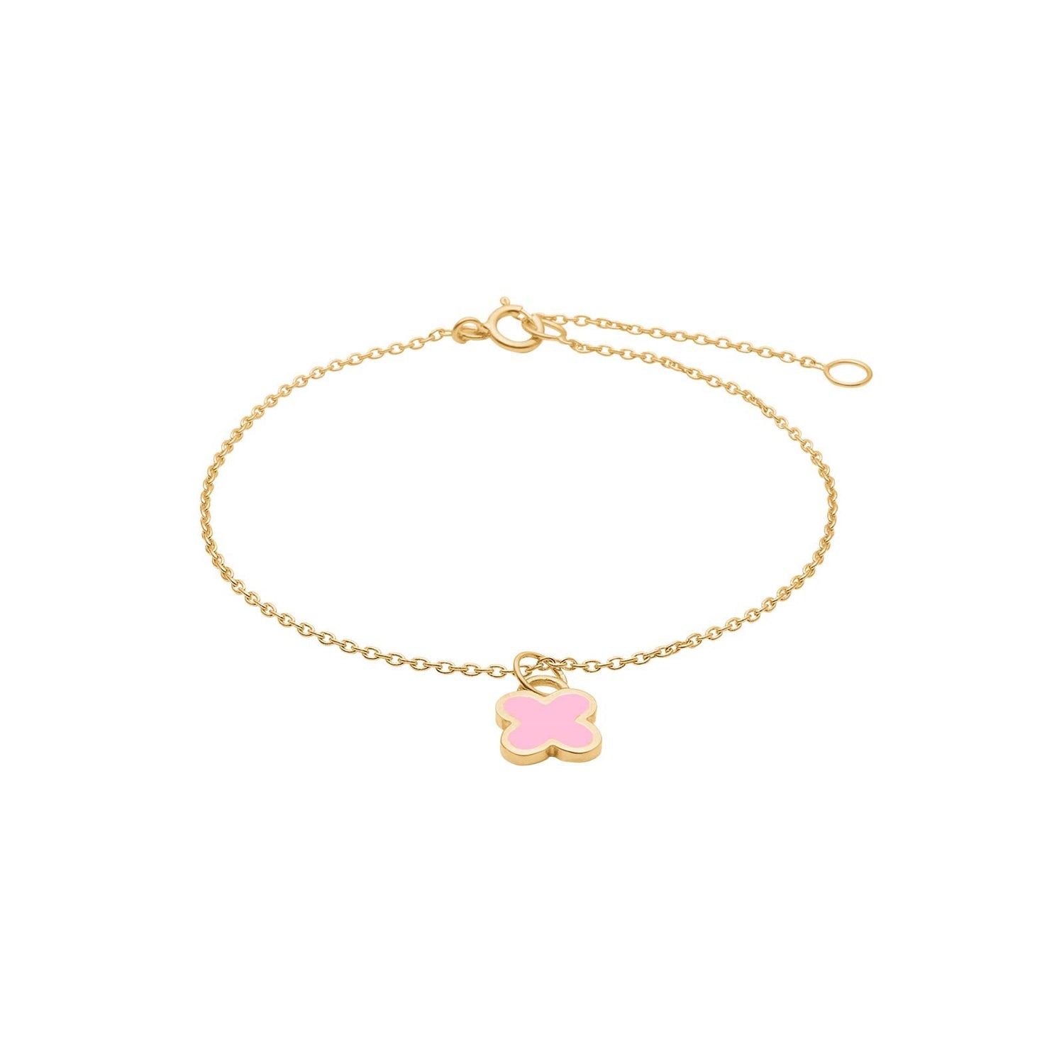 Verg. Silber Armband m. rosa epoxy