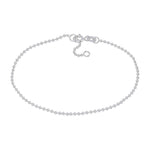 Rhodiniertes Silber Armband Ball*