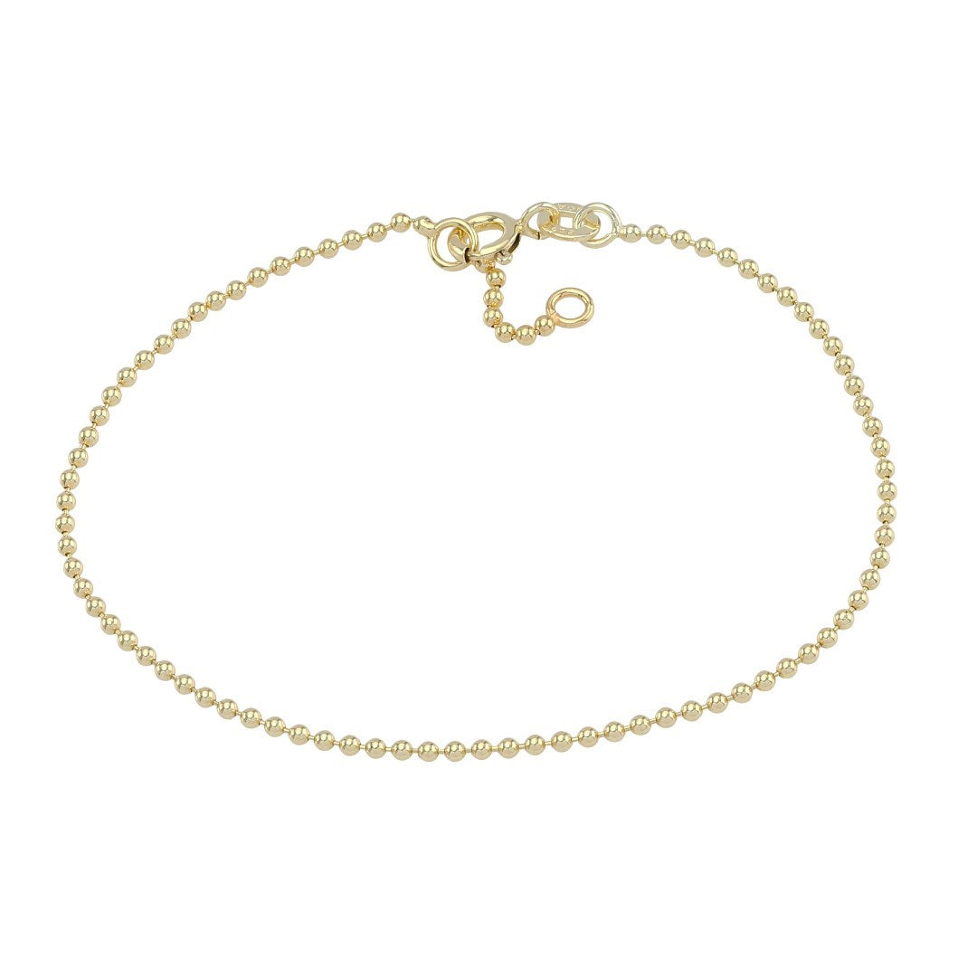 Vergoldetes Silber Armband Ball*