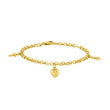 Silberarmband mit Glaube, Hoffnung und Liebe