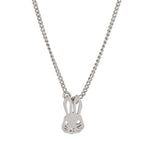 Rhd. silver necklace rabbit 11mm 38+2cm