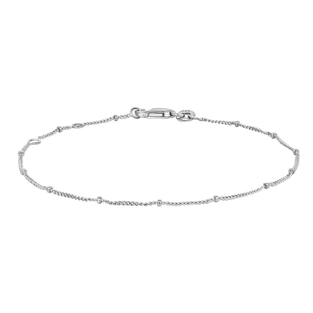 Rhod. Silberarmband LINE52