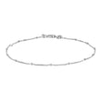 Rhod. silver bracelet LINE52