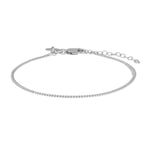 Rhod. Silberarmband PANZER52 1,2mm