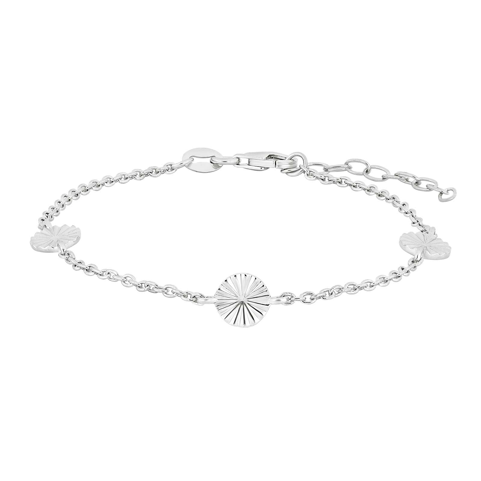 Silver bracelet circle ACTOR52