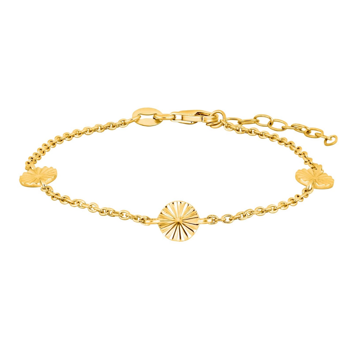 Silberarmband Kreis ACTOR52 - Vergoldet