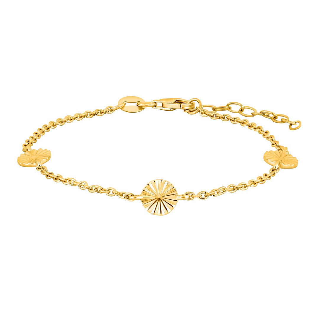 Silberarmband Kreis ACTOR52 - Vergoldet