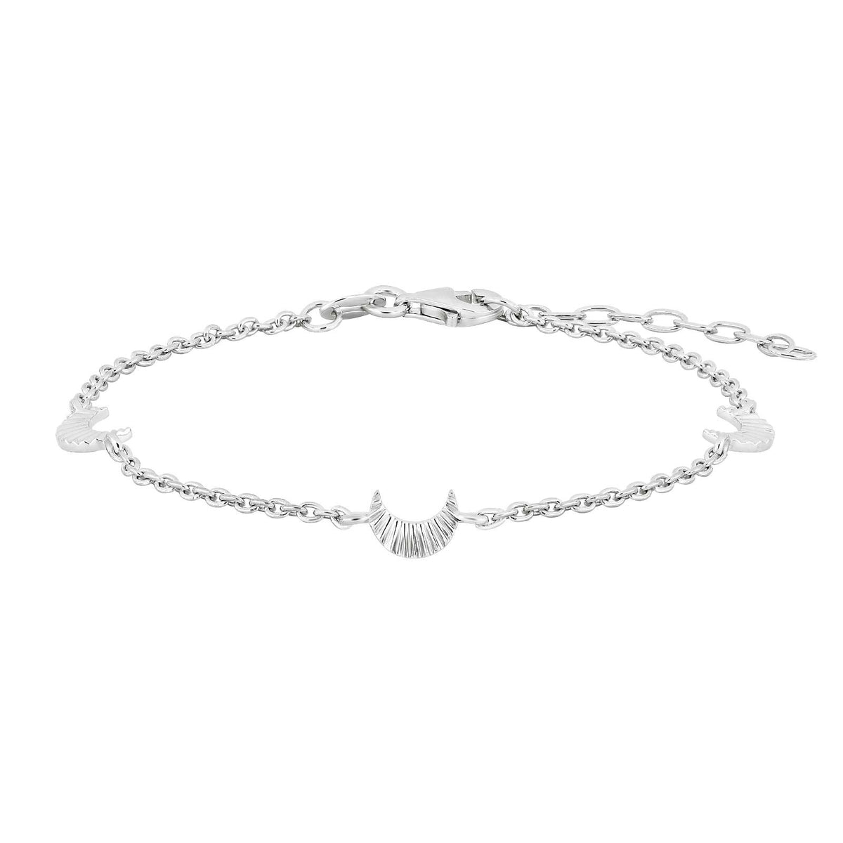 Zilveren armband met maanmotief ACTOR52 - Gerhodineerd