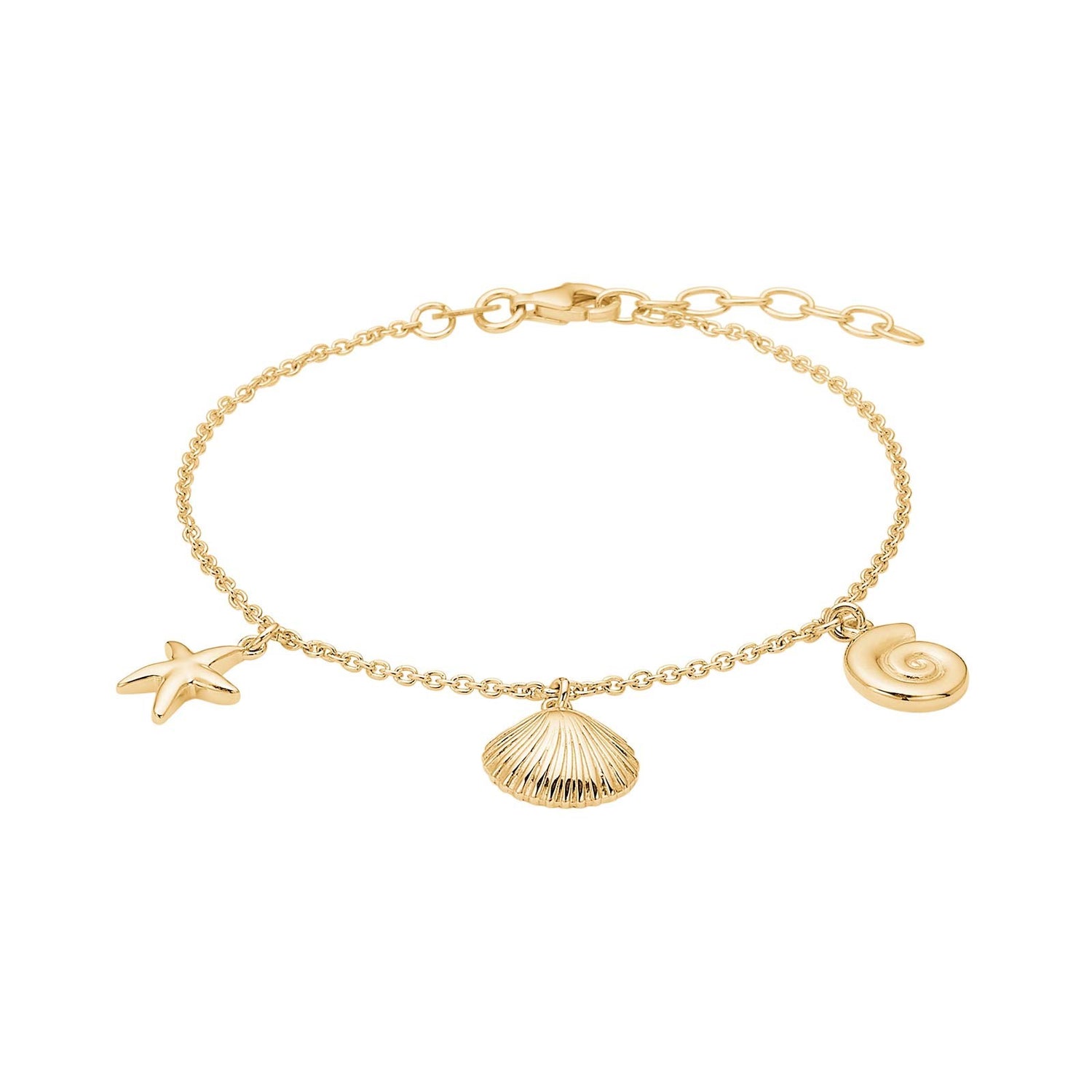 Silberarmband SEA52 - Vergoldet