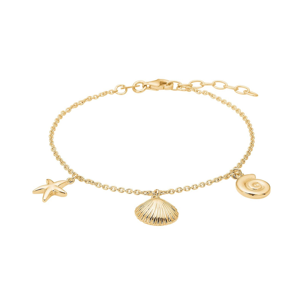 Silberarmband SEA52 - Vergoldet