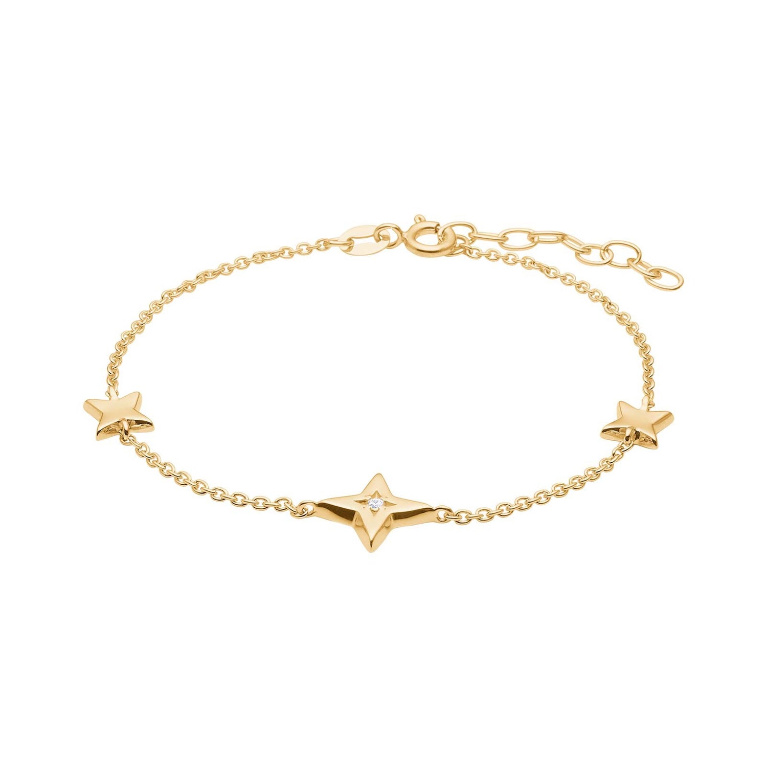 Silberarmband STARA52 - Vergoldet