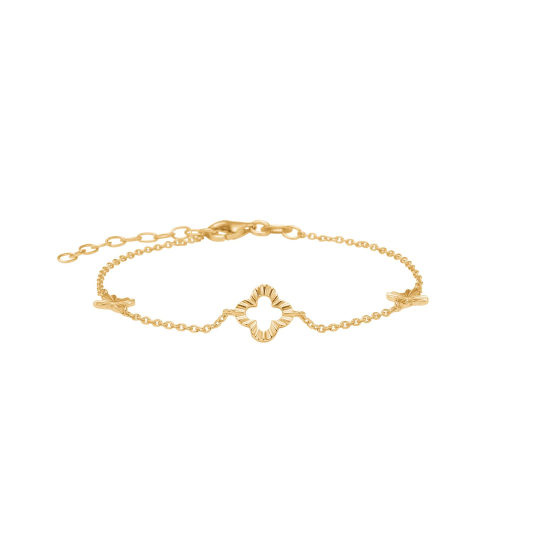 Armband CLOVERA52 - Vergoldet
