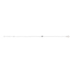 Rhd. Sil. Armband SWEETS52 Grauer Mondstein 4,5mm
