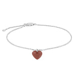 Rhd. Sil. Armband YOU52 rotem Onyx