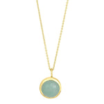 Silver pendant SWEETS52 green aventurine 11mm