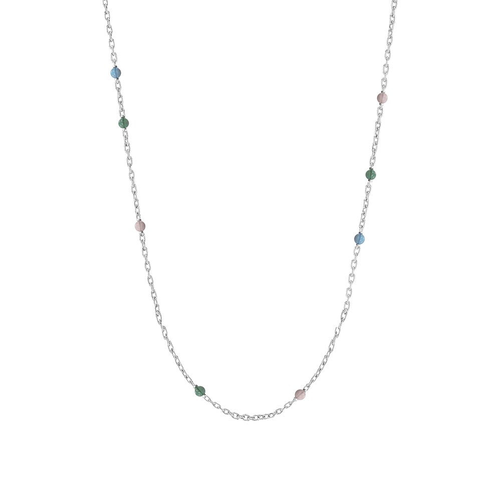 Rhd. Silber Halskette SWEETS52 60+10cm