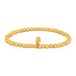 Rhod. silber Kugelarmband