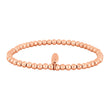 Rhod. silber Kugelarmband