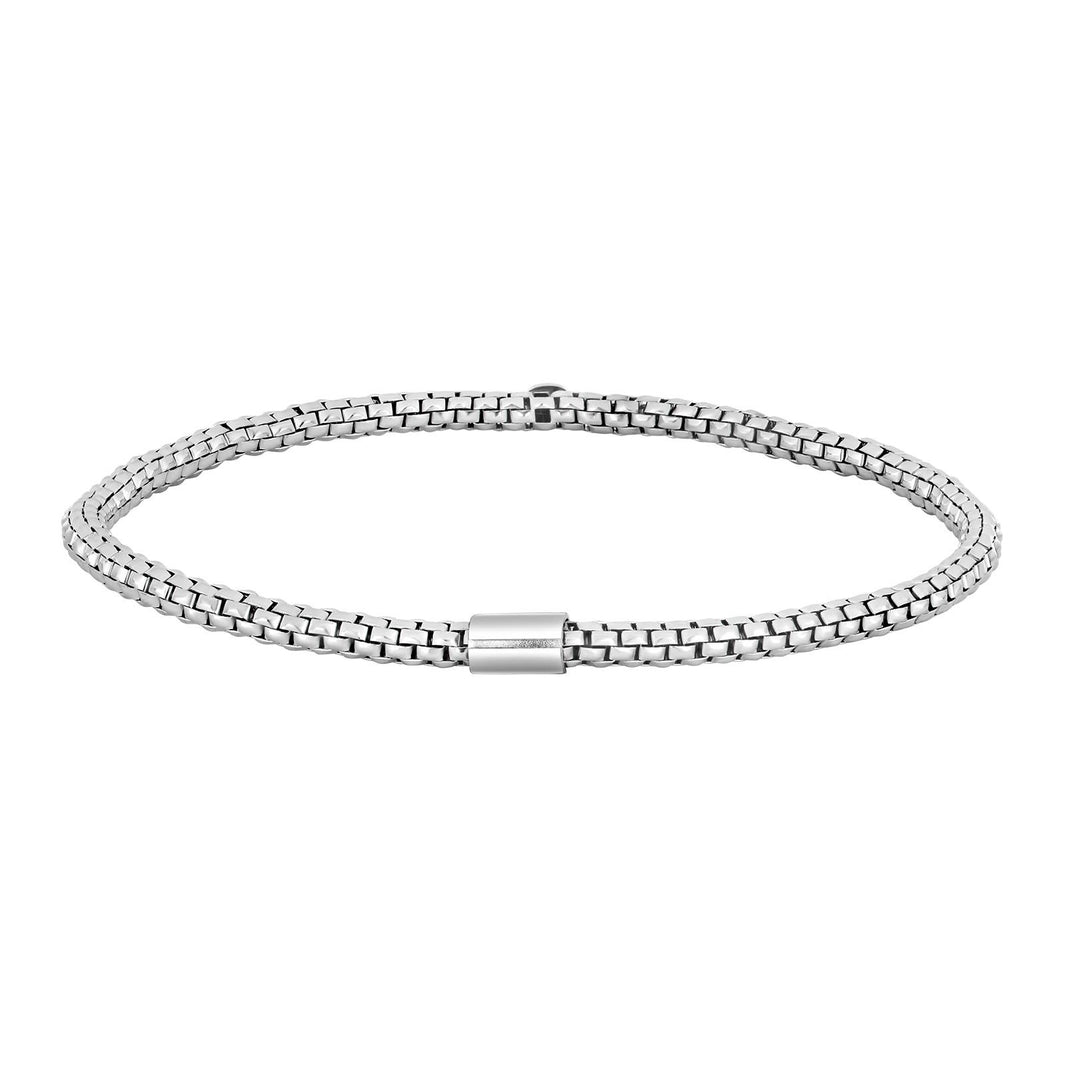 Flexarmband 3mm - Rhodiniert