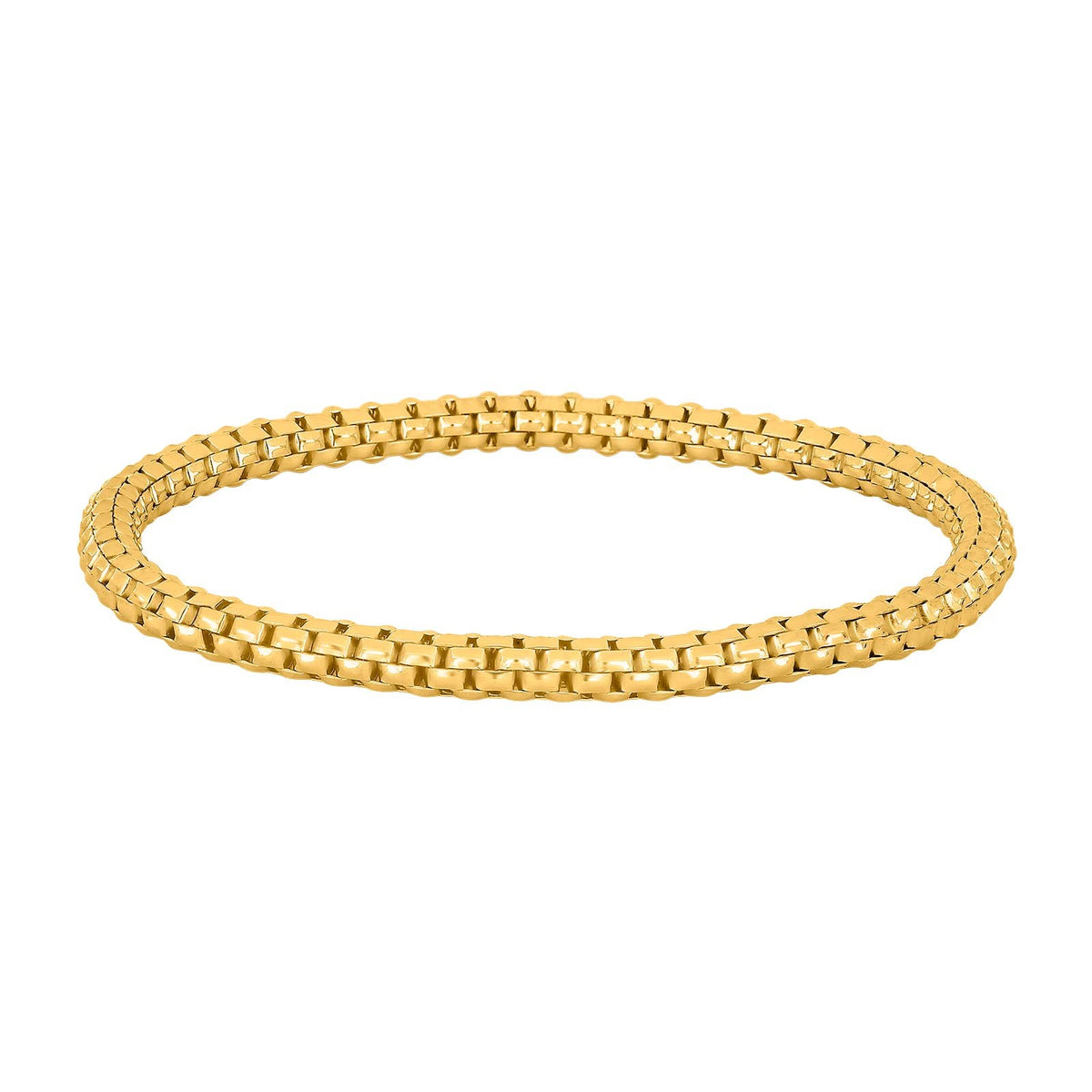 Flex bracelet 6mm - Gold plated