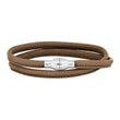Lederarmband Silberverschluss