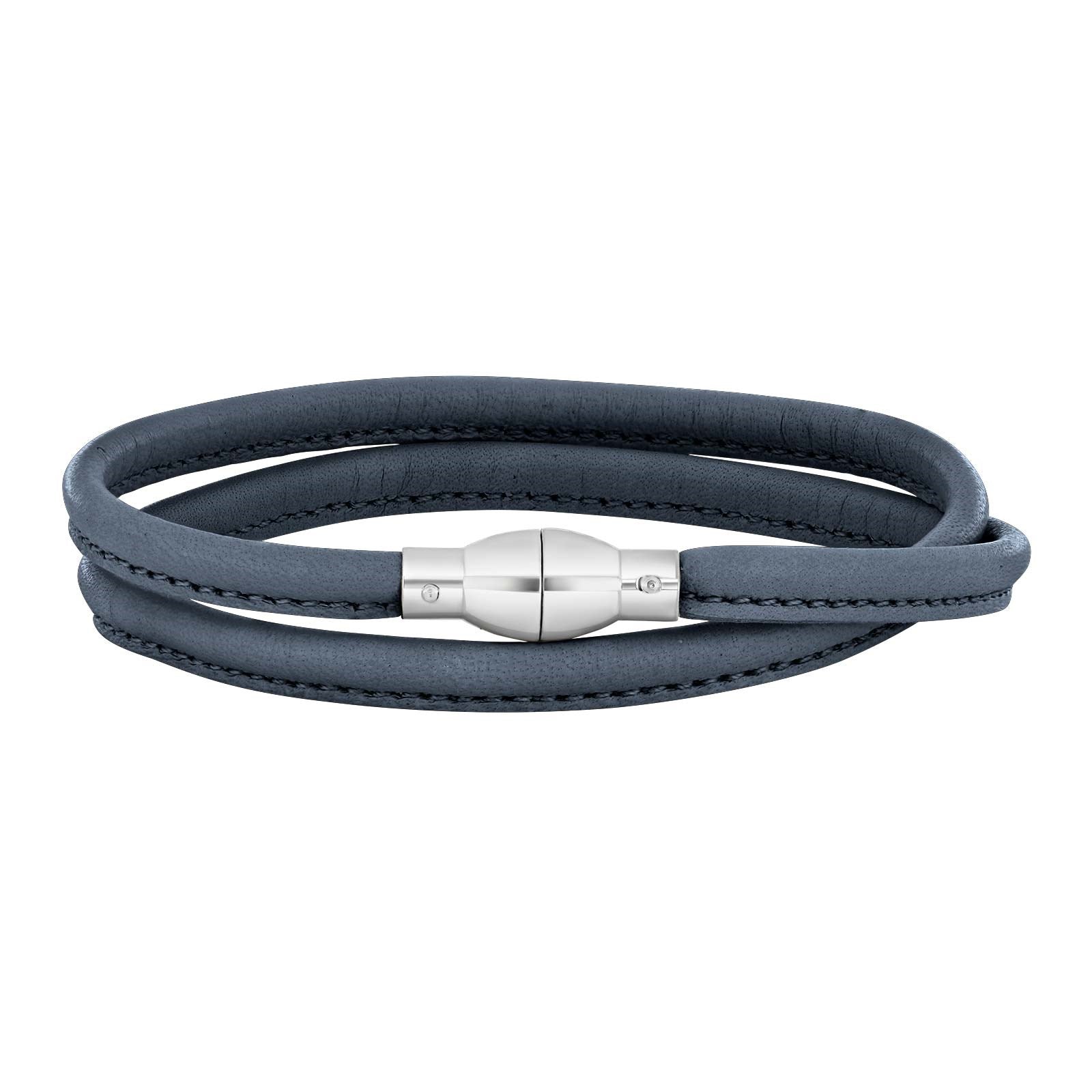 Lederarmband Silberverschluss