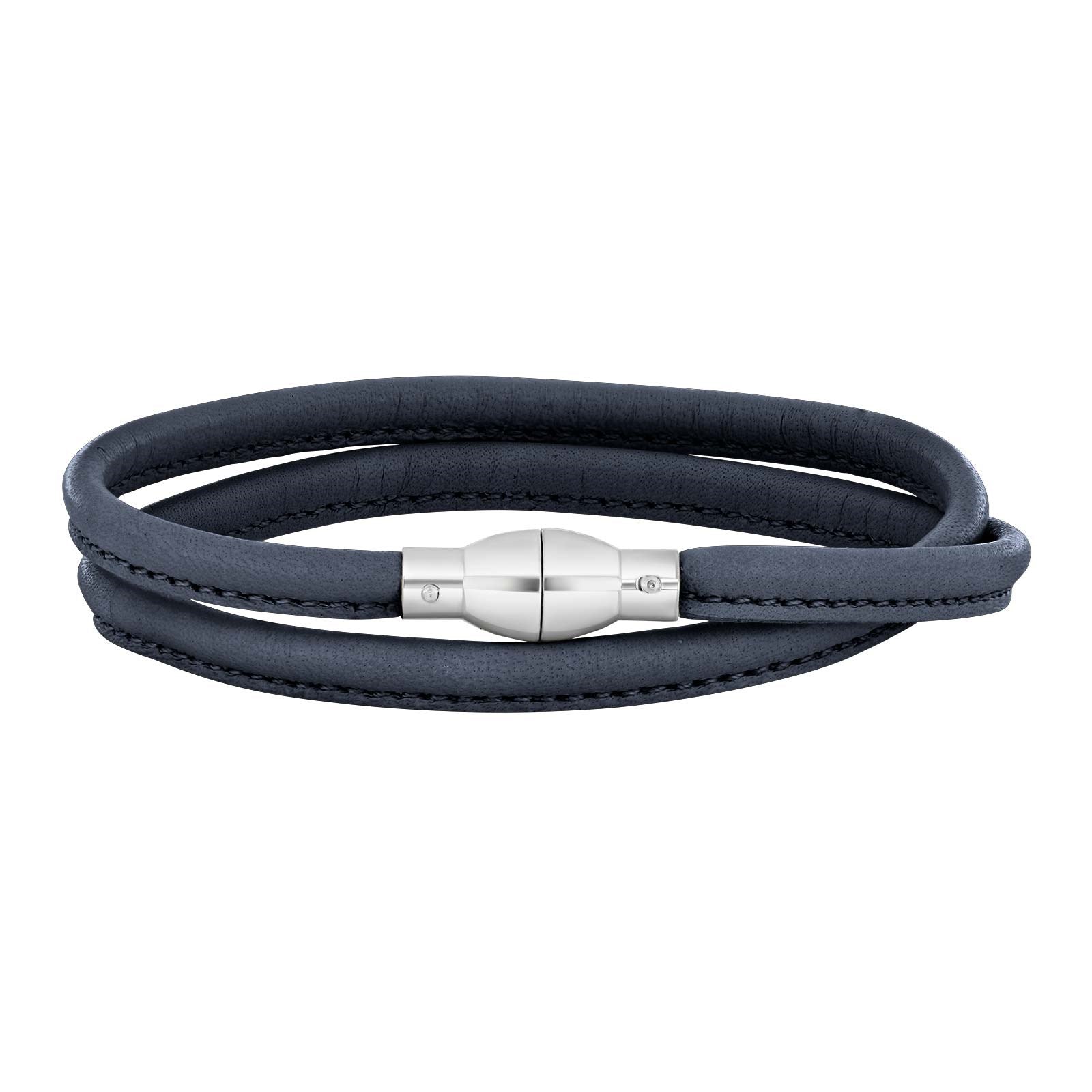 Lederarmband Silberverschluss