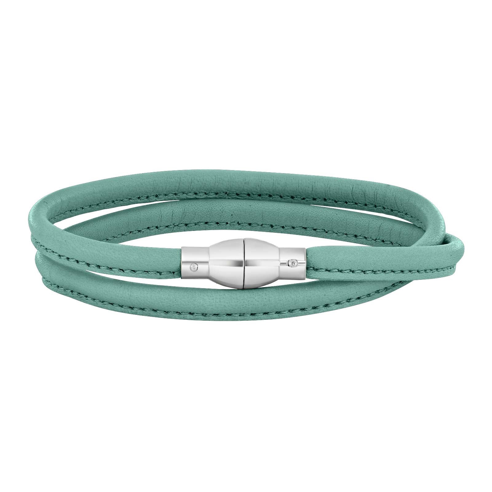 Lederarmband Silberverschluss
