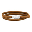 Lederarmband Silberverschluss