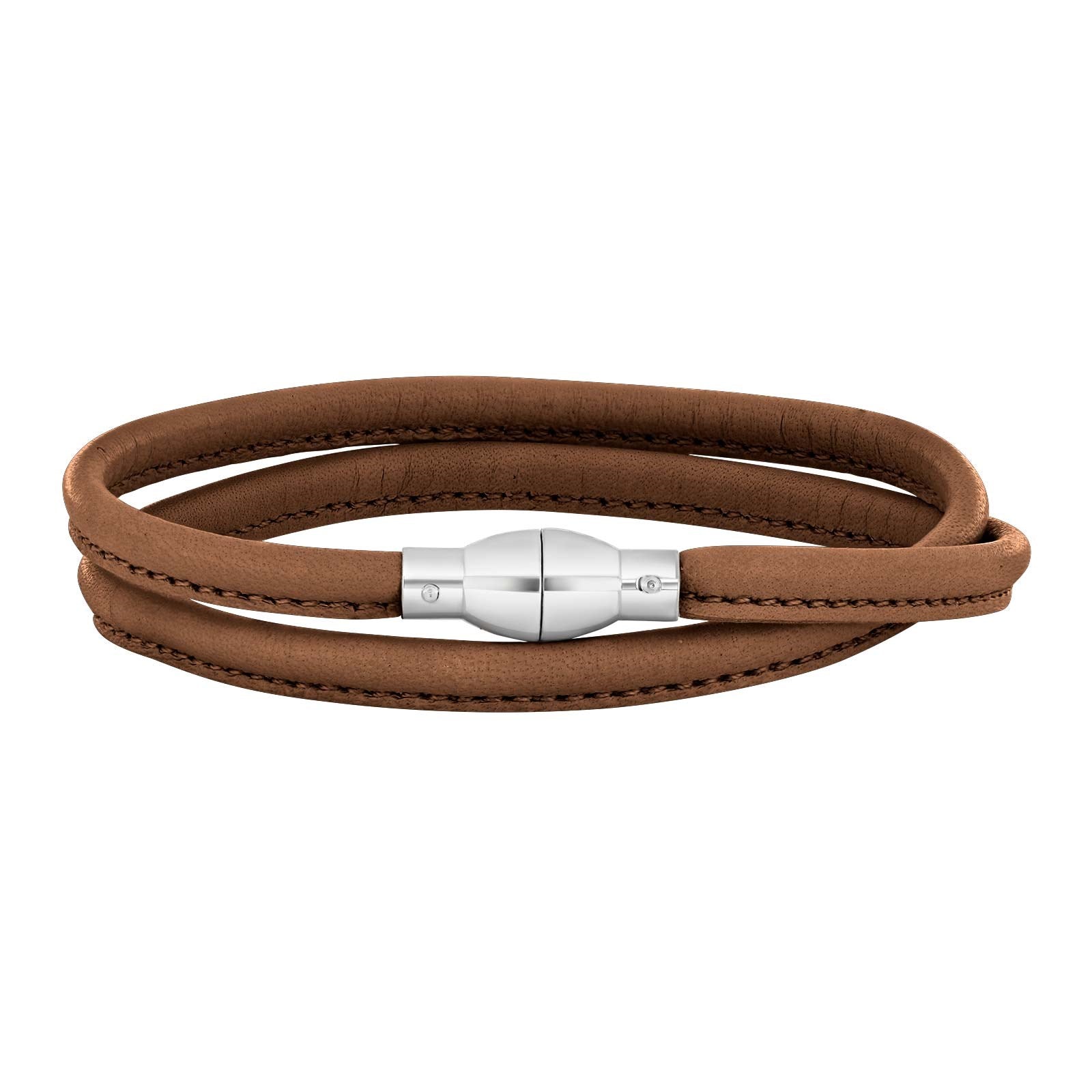 Lederarmband Silberverschluss