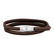 Lederarmband Silberverschluss