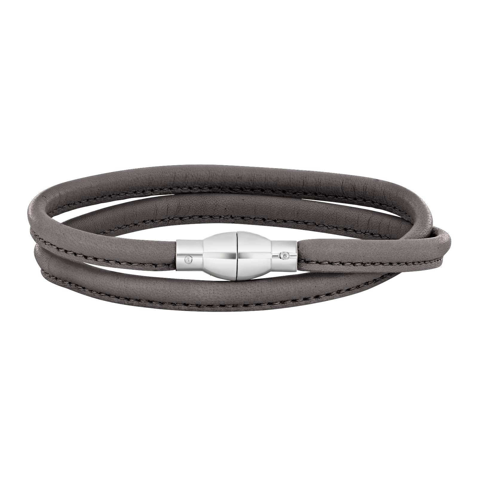Lederarmband Silberverschluss