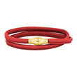 Lederarmband Silberverschluss