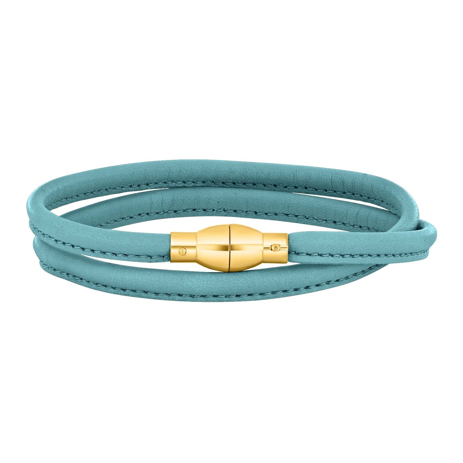 Lederarmband Silberverschluss