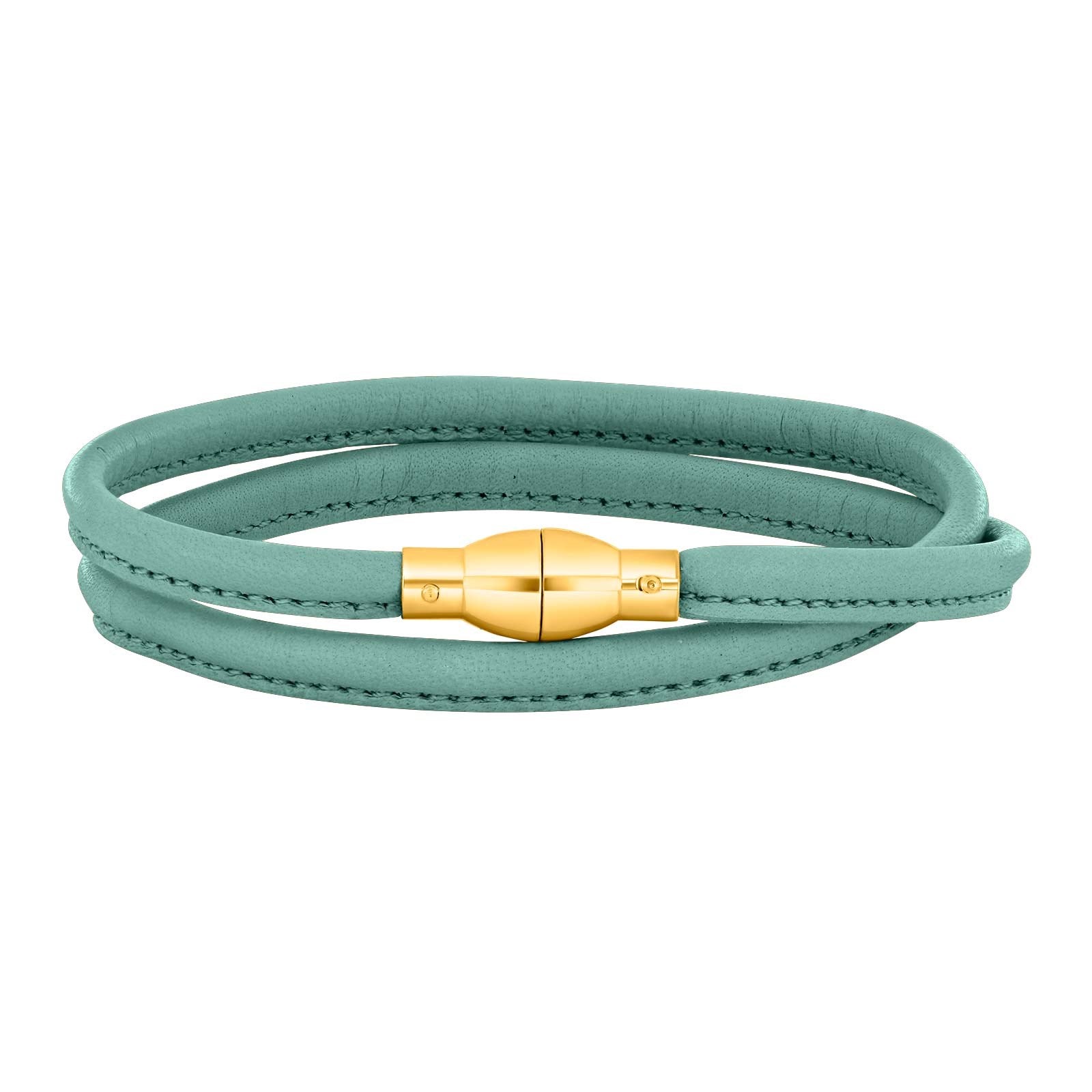 Lederarmband Silberverschluss